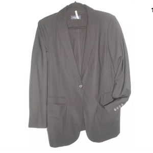 PIAZZA SEMPIONE Black Blazer Jacket IT 46 - US 10